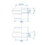 Tange Technoglide RDC-82 kormánycsapágy