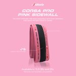 Vittoria Corsa PRO PINK TLR Special Edition - hajtogatható külső gumi