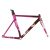 Cinelli Vigorelli Track Alu váz-szett - Burgundy Nebula