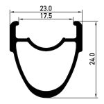 8bar Giga 700C felni