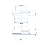 Dia-Compe CB-2 kormánycsapágy