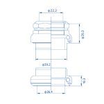 Tange Passage kormánycsapágy