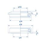 Tange Technoglide ZS22 kormánycsapágy