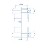 Tange Technoglide RDC-82 kormánycsapágy
