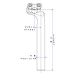 Nitto S92 nyeregcső