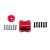 Thomson X4 Dress Up Kit 31.8 - piros